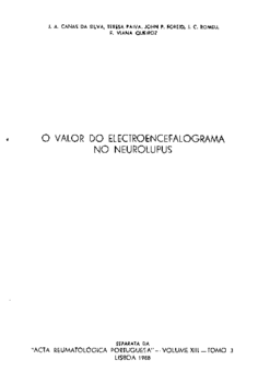 Volume XIII - Separata O Valor do Electroencefalograma no Neurolupus