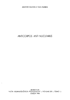 Volume XIII - Separata Anticorpos AntiNucleares